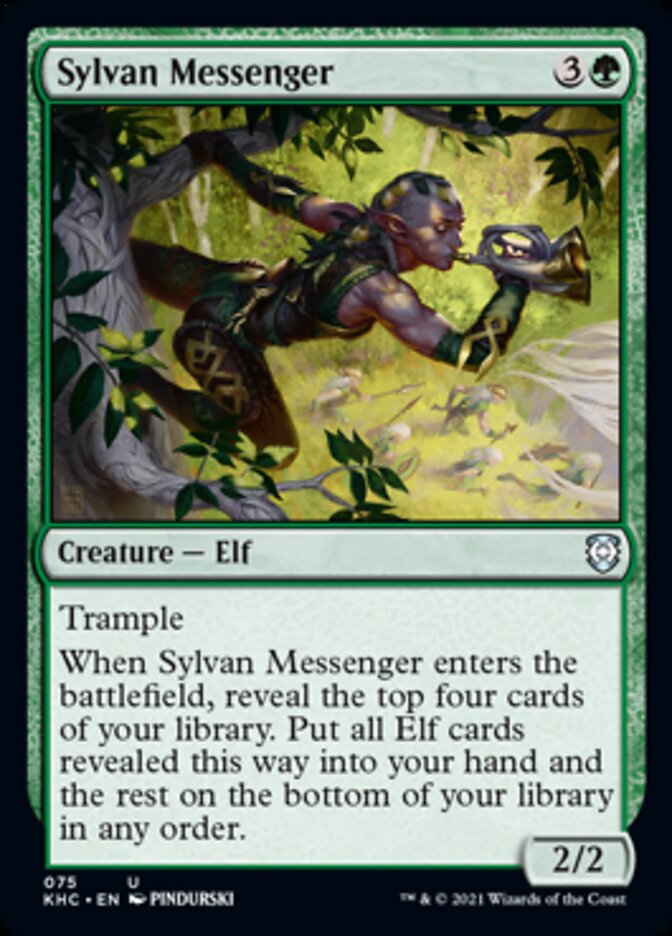 Sylvan Messenger [Kaldheim Commander] | L.A. Mood Comics and Games