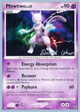 Mewtwo LV.51 (9/100) (Stallgon - David Cohen) [World Championships 2009] | L.A. Mood Comics and Games