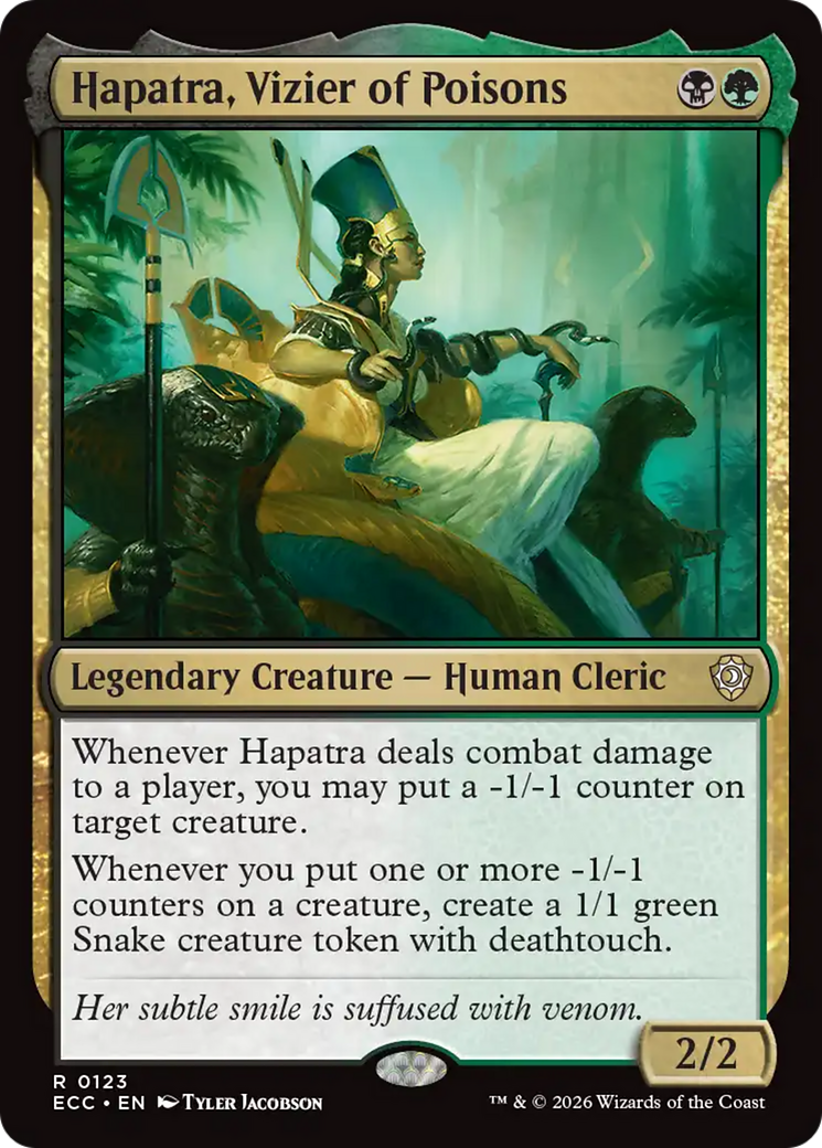 Hapatra, Vizier of Poisons [Lorwyn Eclipsed Commander] | L.A. Mood Comics and Games