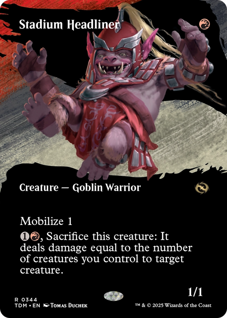 Stadium Headliner (Borderless) [Tarkir: Dragonstorm] | L.A. Mood Comics and Games