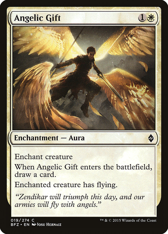 Angelic Gift [Battle for Zendikar] | L.A. Mood Comics and Games