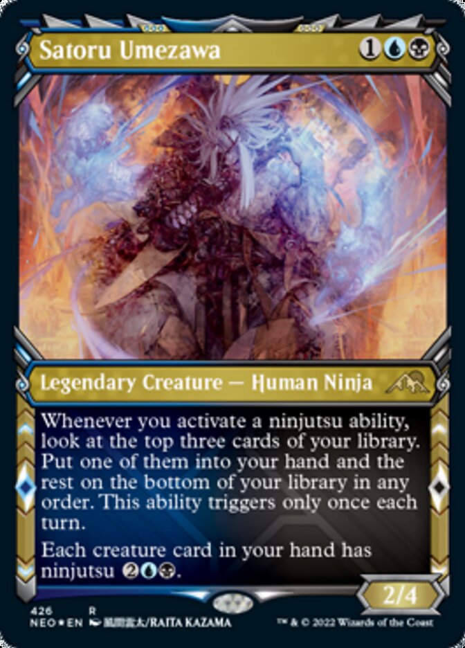 Satoru Umezawa (Showcase) (Foil Etched) [Kamigawa: Neon Dynasty] | L.A. Mood Comics and Games