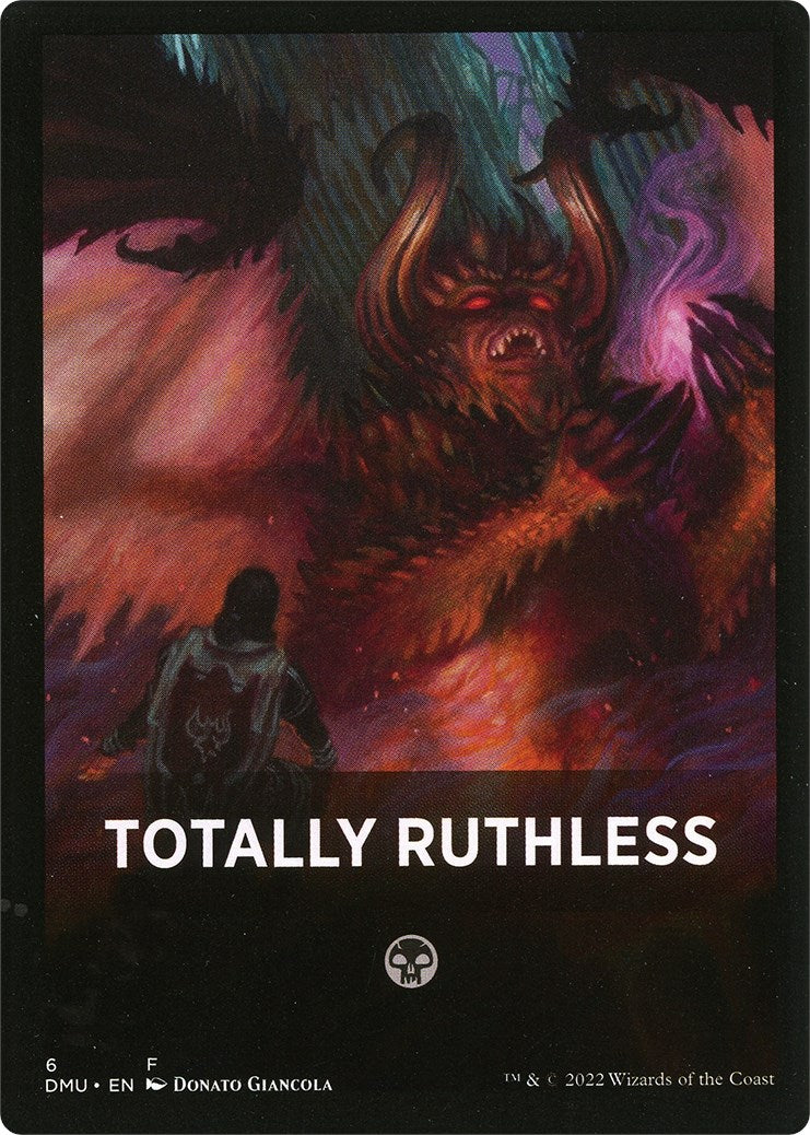 Totally Ruthless Theme Card [Dominaria United Tokens] | L.A. Mood Comics and Games