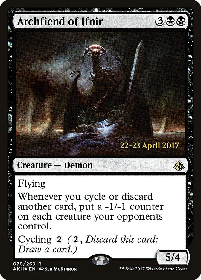 Archfiend of Ifnir [Amonkhet Prerelease Promos] | L.A. Mood Comics and Games
