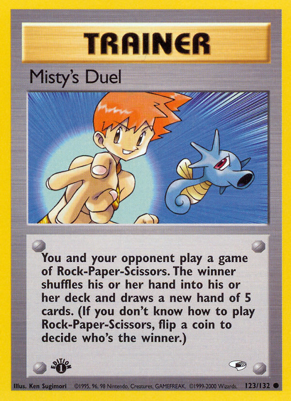 Misty's Duel (123/132) [Gym Heroes 1st Edition] | L.A. Mood Comics and Games