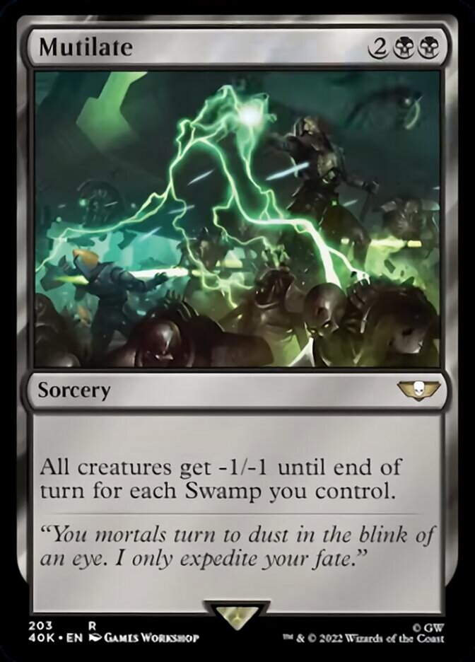 Mutilate (Surge Foil) [Warhammer 40,000] | L.A. Mood Comics and Games