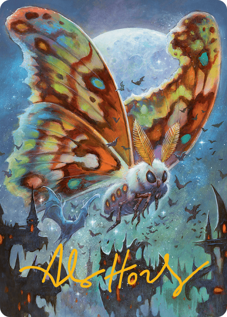 Luminous Broodmoth Art Card (Gold-Stamped Signature) [Bloomburrow Art Series] | L.A. Mood Comics and Games