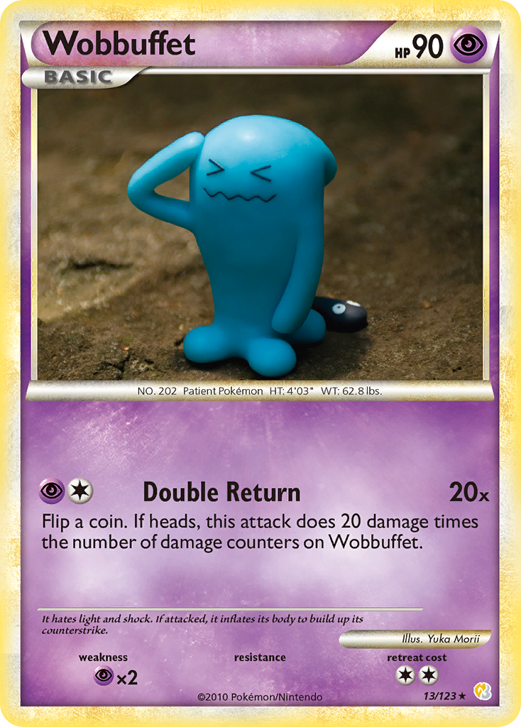 Wobbuffet (13/123) [HeartGold & SoulSilver: Base Set] | L.A. Mood Comics and Games
