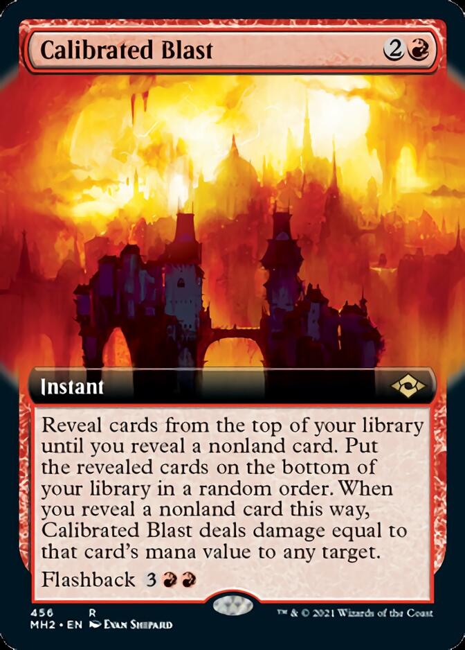 Calibrated Blast (Extended Art) [Modern Horizons 2] | L.A. Mood Comics and Games