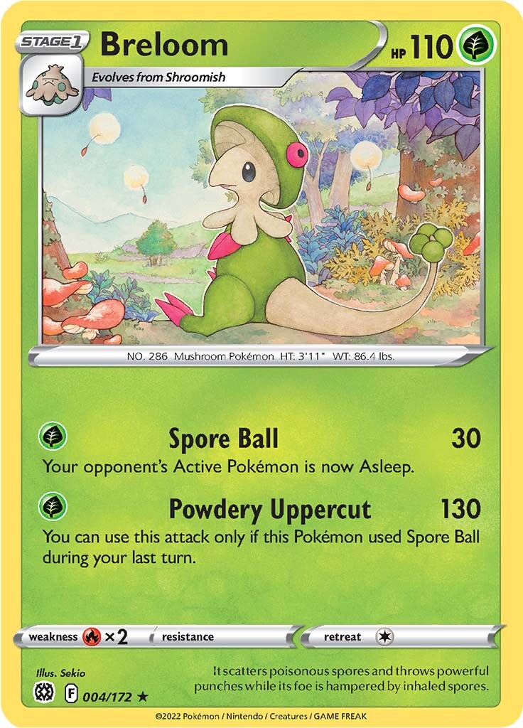 Breloom (004/172) [Sword & Shield: Brilliant Stars] | L.A. Mood Comics and Games