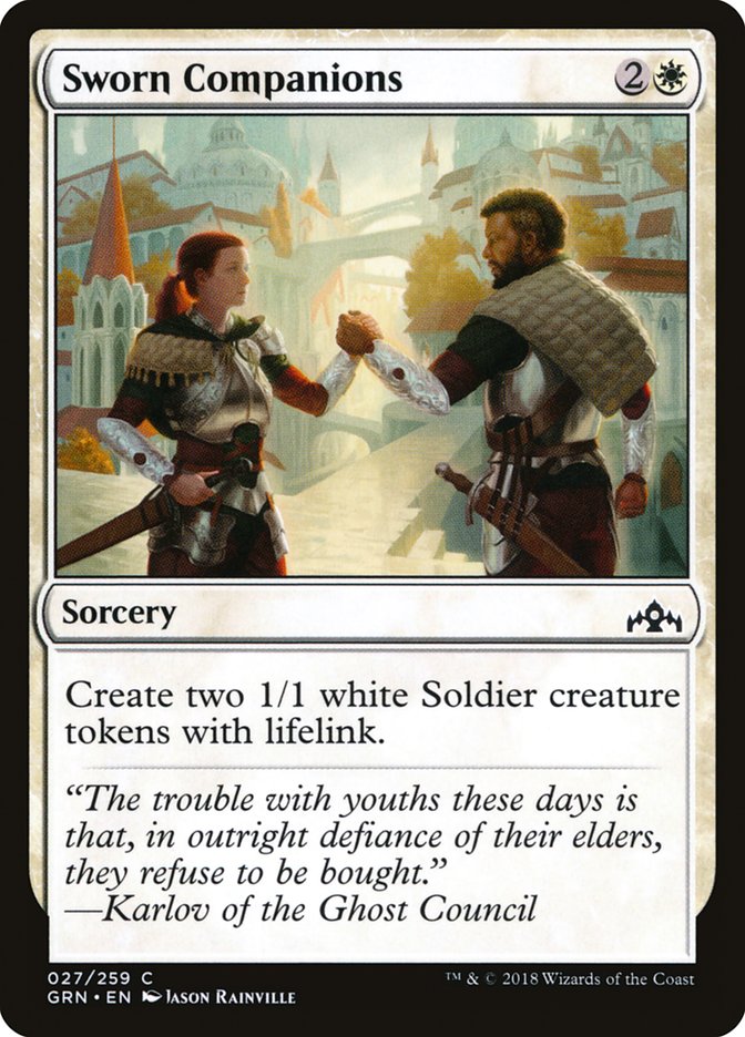 Sworn Companions [Guilds of Ravnica] | L.A. Mood Comics and Games