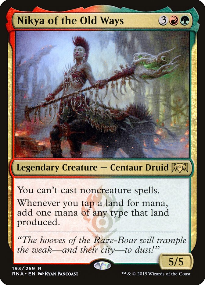 Nikya of the Old Ways [Ravnica Allegiance] | L.A. Mood Comics and Games