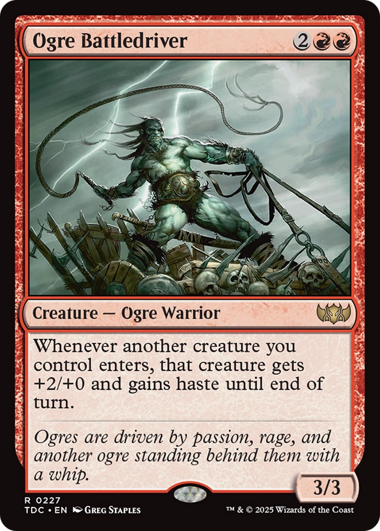 Ogre Battledriver [Tarkir: Dragonstorm Commander] | L.A. Mood Comics and Games