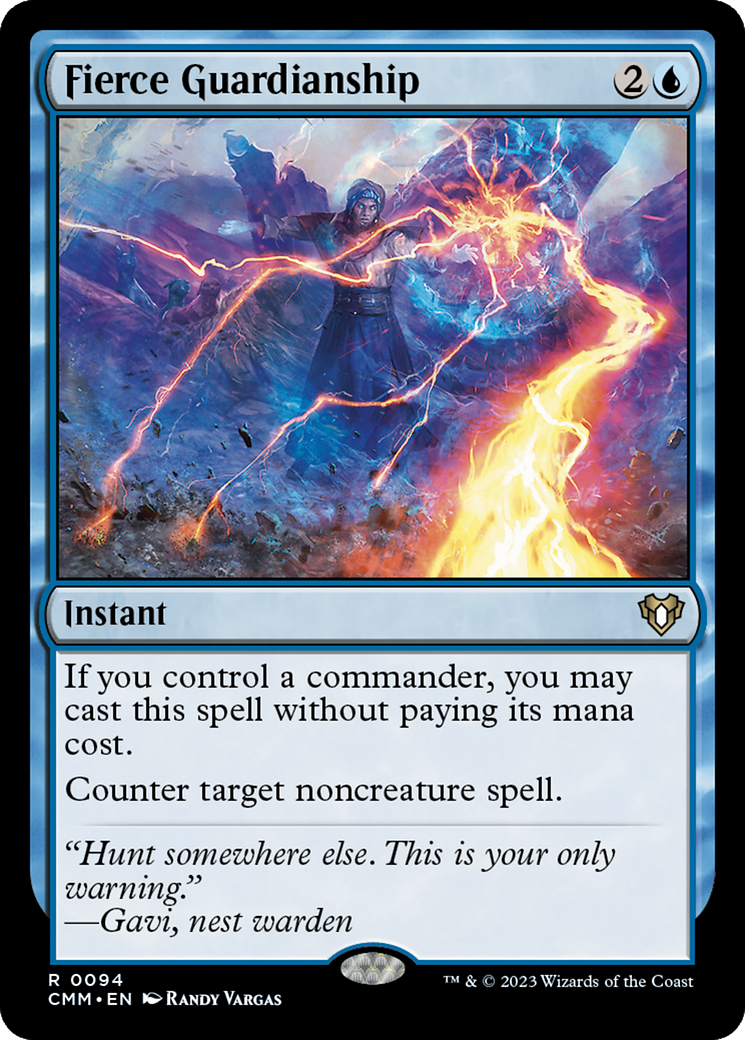 Fierce Guardianship [Commander Masters] | L.A. Mood Comics and Games