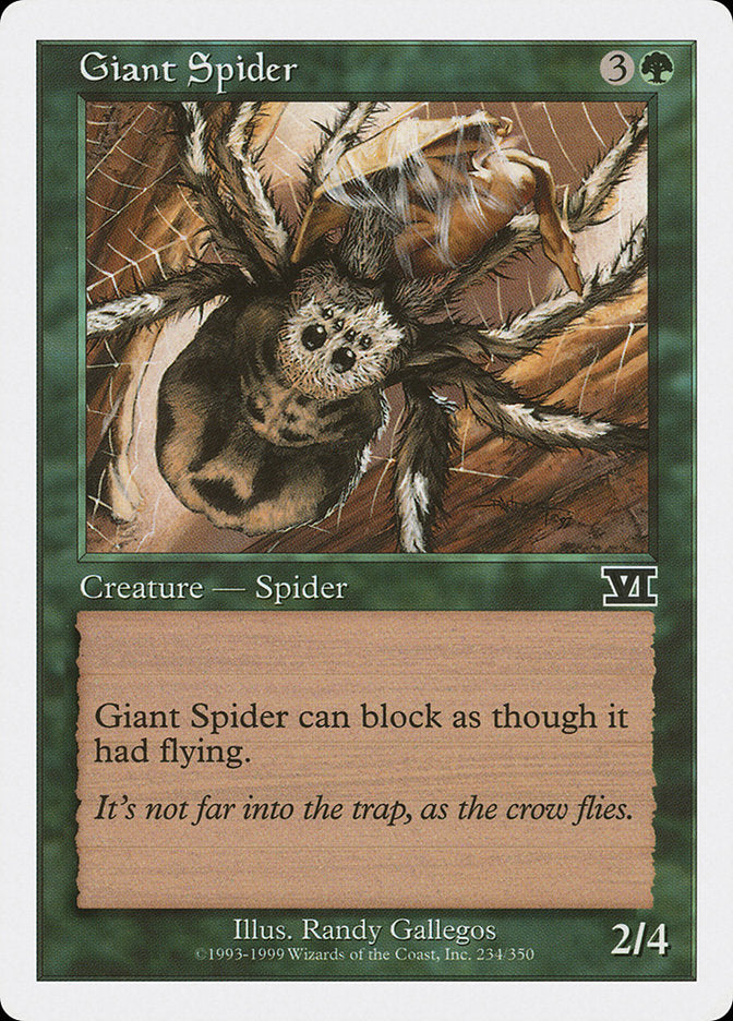Giant Spider [Classic Sixth Edition] | L.A. Mood Comics and Games
