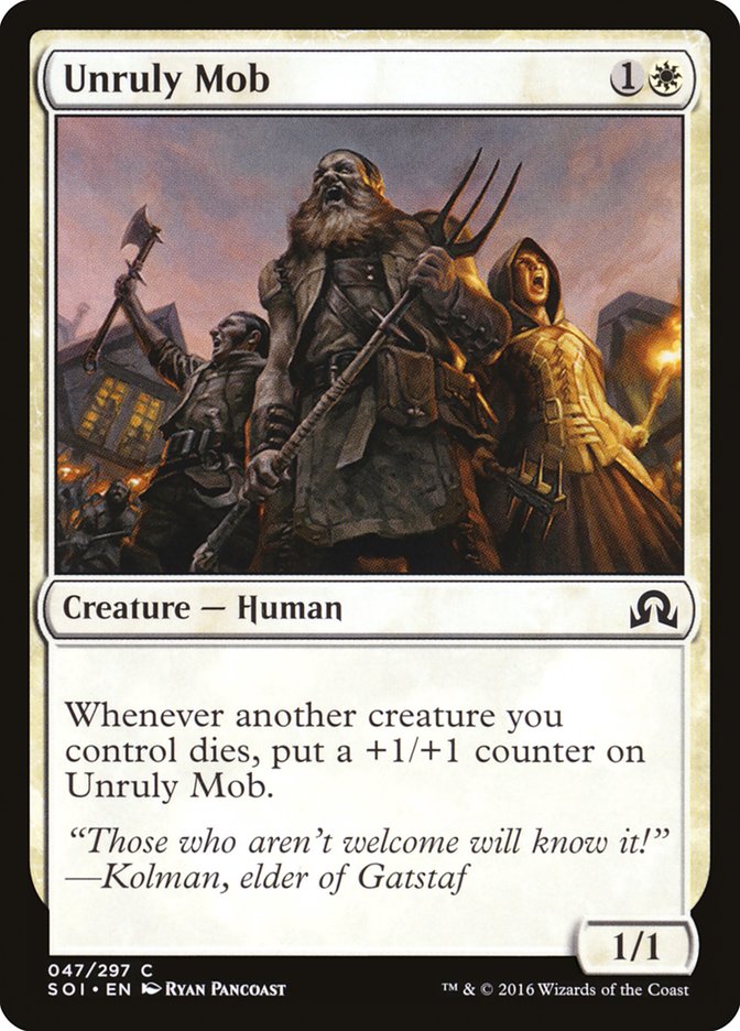 Unruly Mob [Shadows over Innistrad] | L.A. Mood Comics and Games