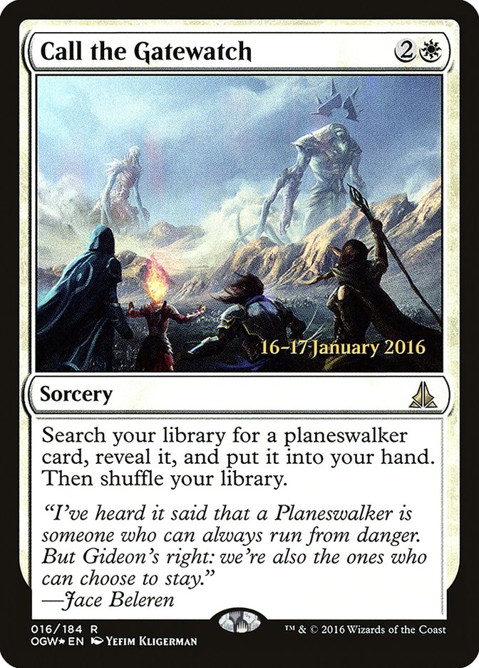 Call the Gatewatch [Oath of the Gatewatch Prerelease Promos] | L.A. Mood Comics and Games