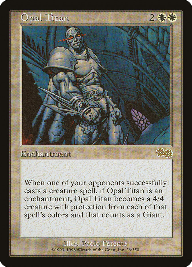 Opal Titan [Urza's Saga] | L.A. Mood Comics and Games