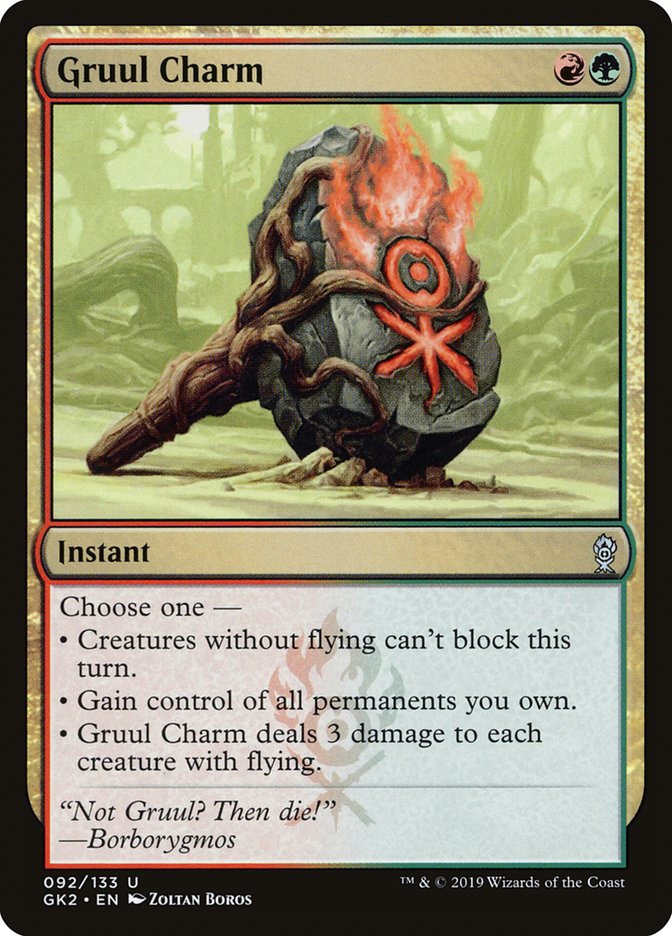 Gruul Charm [Ravnica Allegiance Guild Kit] | L.A. Mood Comics and Games