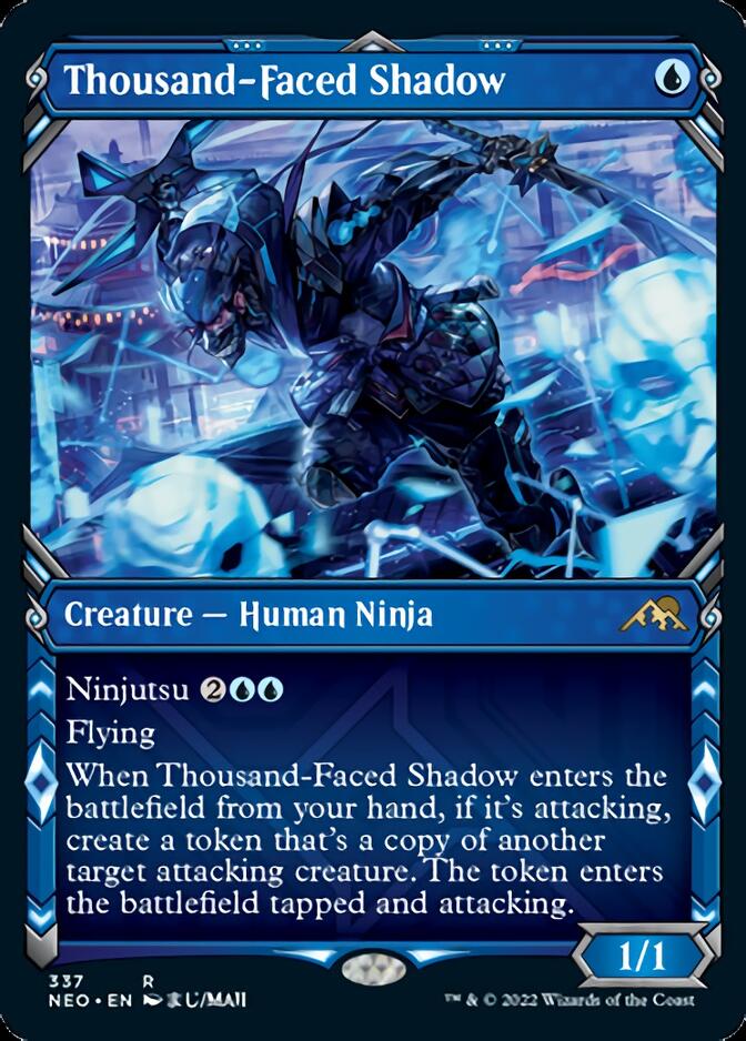 Thousand-Faced Shadow (Showcase Ninja) [Kamigawa: Neon Dynasty] | L.A. Mood Comics and Games