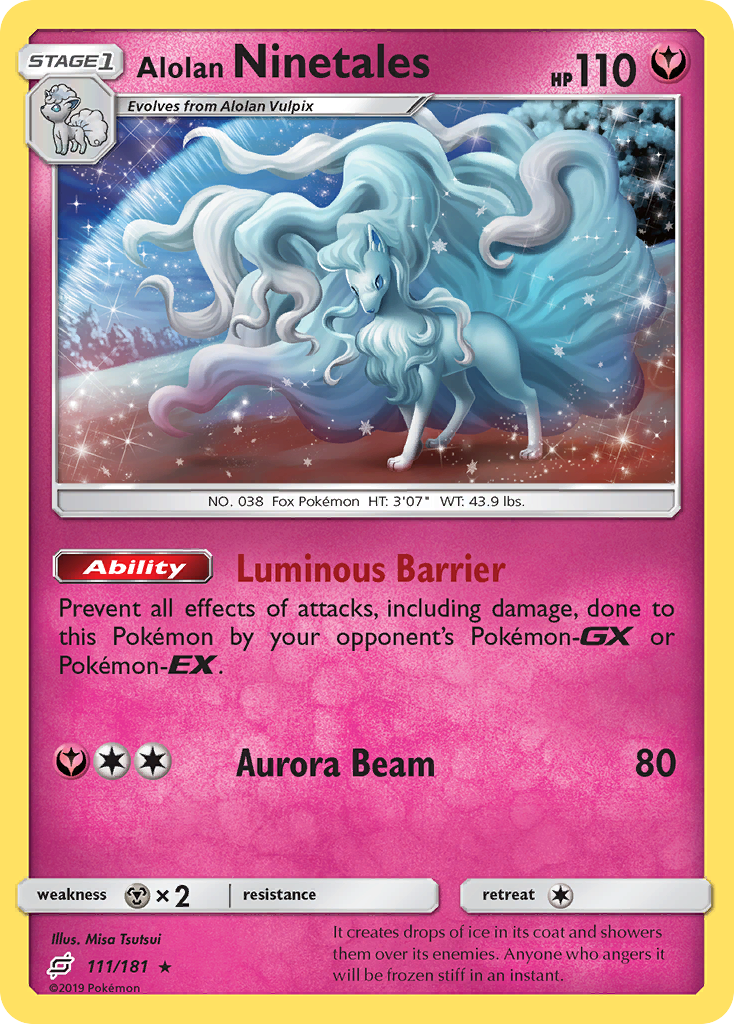 Alolan Ninetales (111/181) [Sun & Moon: Team Up] | L.A. Mood Comics and Games