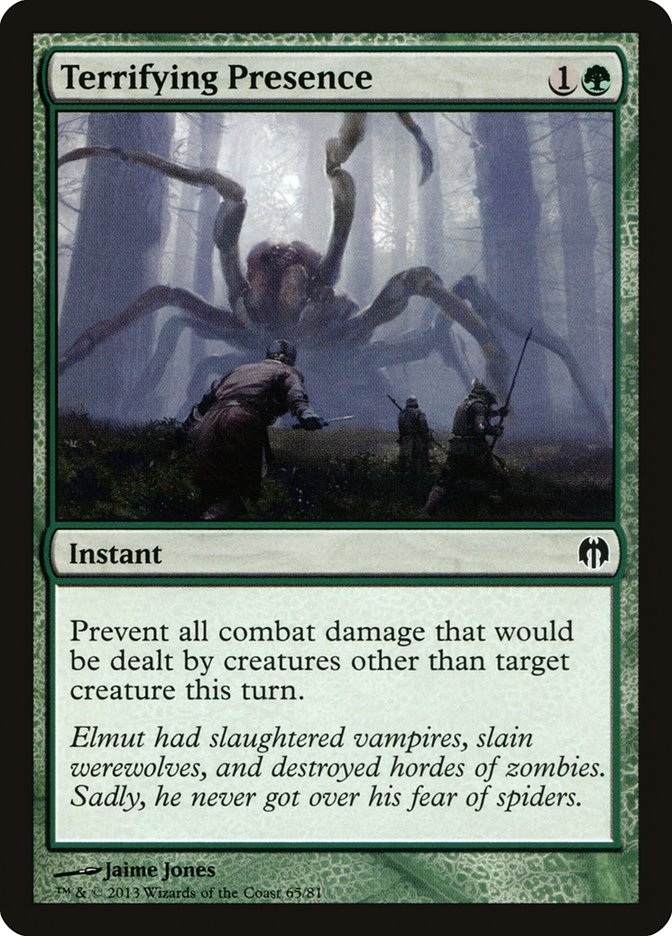 Terrifying Presence [Duel Decks: Heroes vs. Monsters] | L.A. Mood Comics and Games