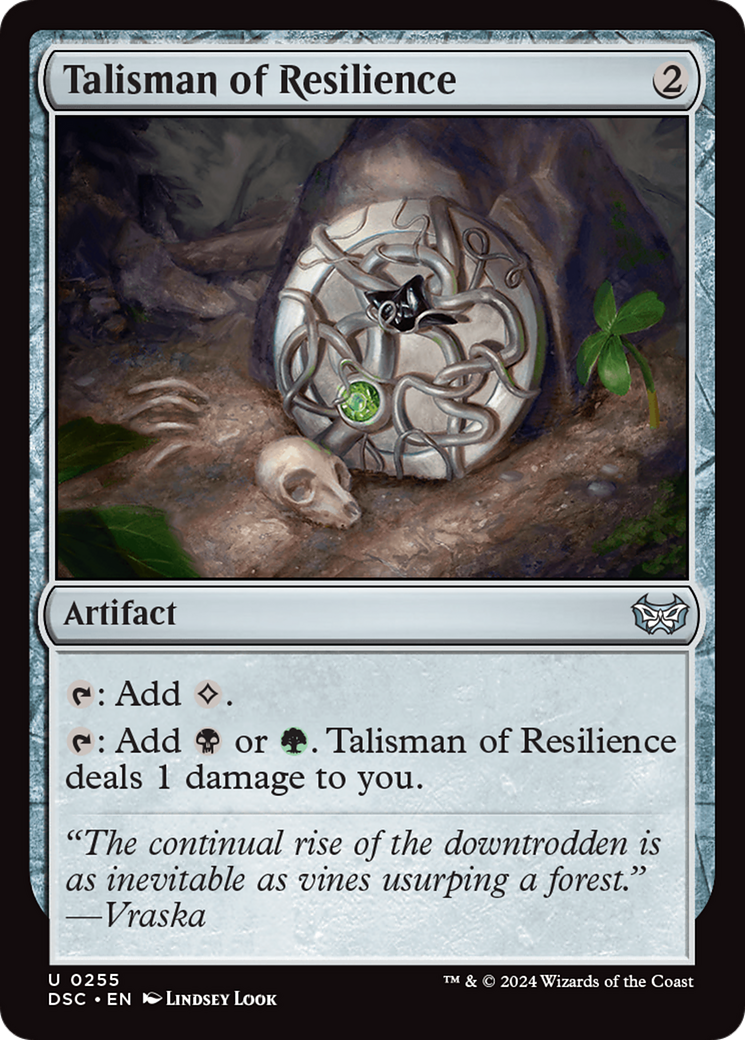 Talisman of Resilience [Duskmourn: House of Horror Commander] | L.A. Mood Comics and Games