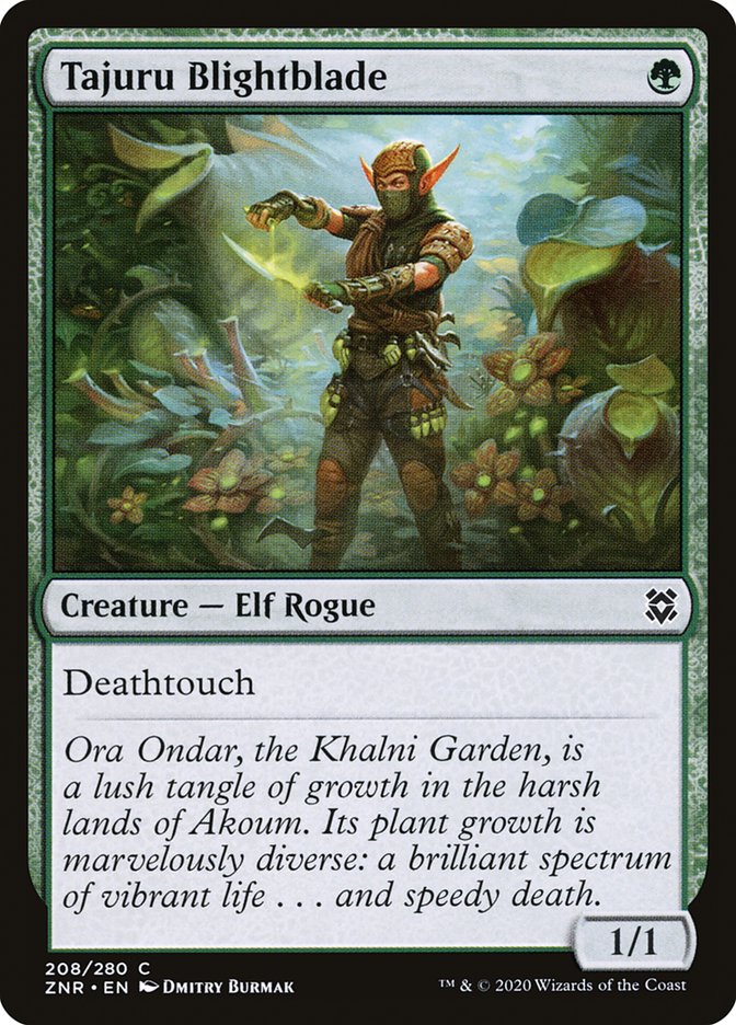 Tajuru Blightblade [Zendikar Rising] | L.A. Mood Comics and Games