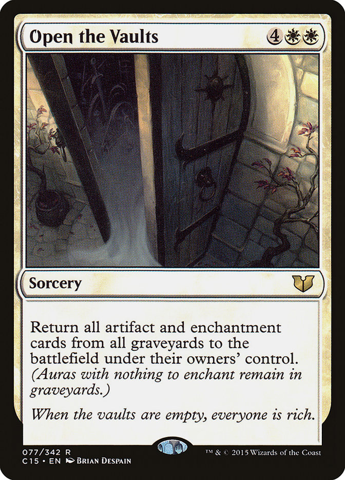 Open the Vaults [Commander 2015] | L.A. Mood Comics and Games