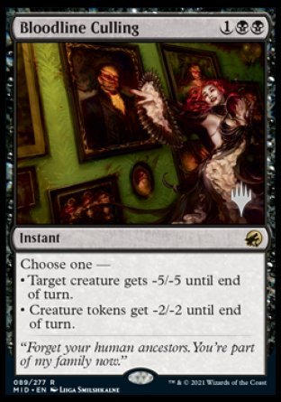 Bloodline Culling (Promo Pack) [Innistrad: Midnight Hunt Promos] | L.A. Mood Comics and Games