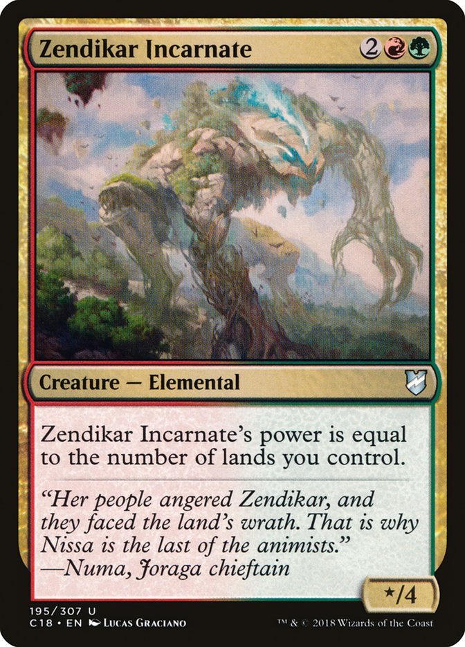 Zendikar Incarnate [Commander 2018] | L.A. Mood Comics and Games
