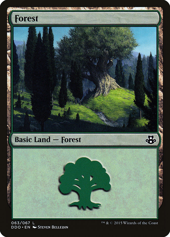 Forest (63) [Duel Decks: Elspeth vs. Kiora] | L.A. Mood Comics and Games