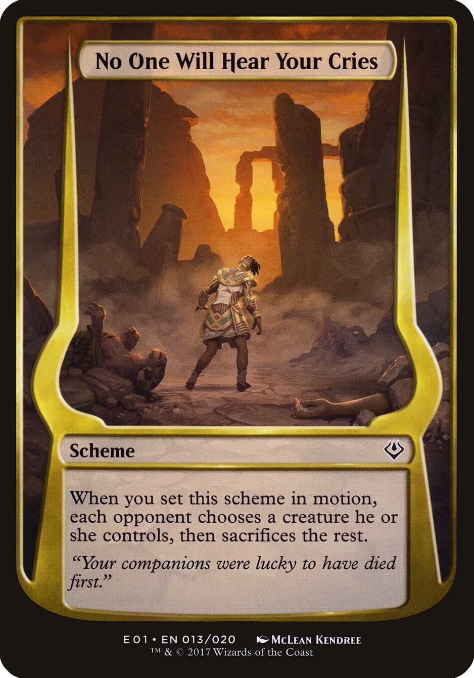 No One Will Hear Your Cries (Schemes) [Archenemy: Nicol Bolas Schemes] | L.A. Mood Comics and Games