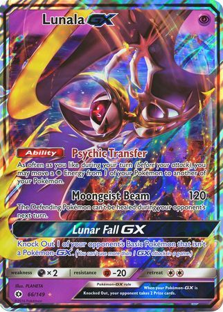 Lunala GX (66/149) (Jumbo Card) [Sun & Moon: Base Set] | L.A. Mood Comics and Games