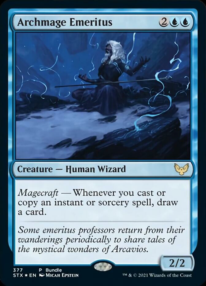 Archmage Emeritus (Bundle) [Strixhaven: School of Mages Promos] | L.A. Mood Comics and Games