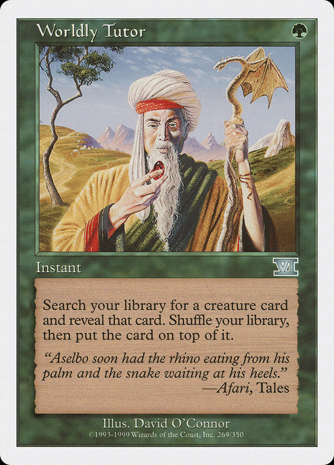 Worldly Tutor [Classic Sixth Edition] | L.A. Mood Comics and Games