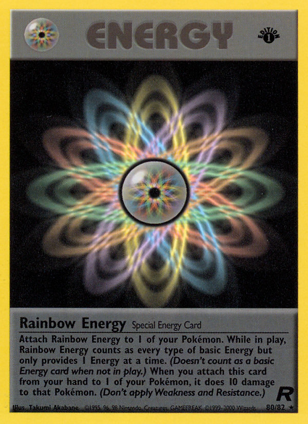 Rainbow Energy (80/82) [Team Rocket 1st Edition] | L.A. Mood Comics and Games