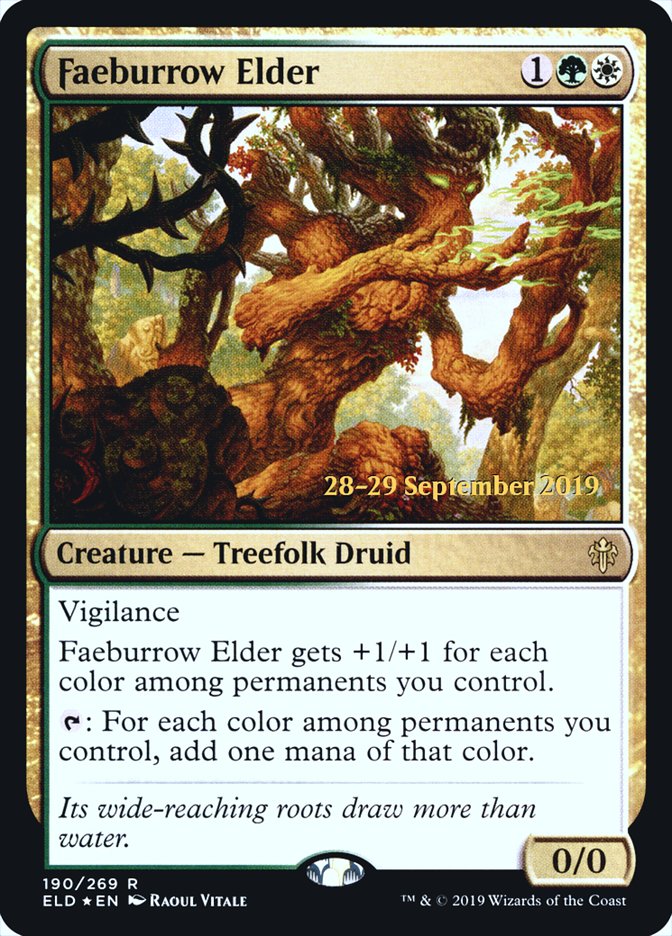 Faeburrow Elder [Throne of Eldraine Prerelease Promos] | L.A. Mood Comics and Games