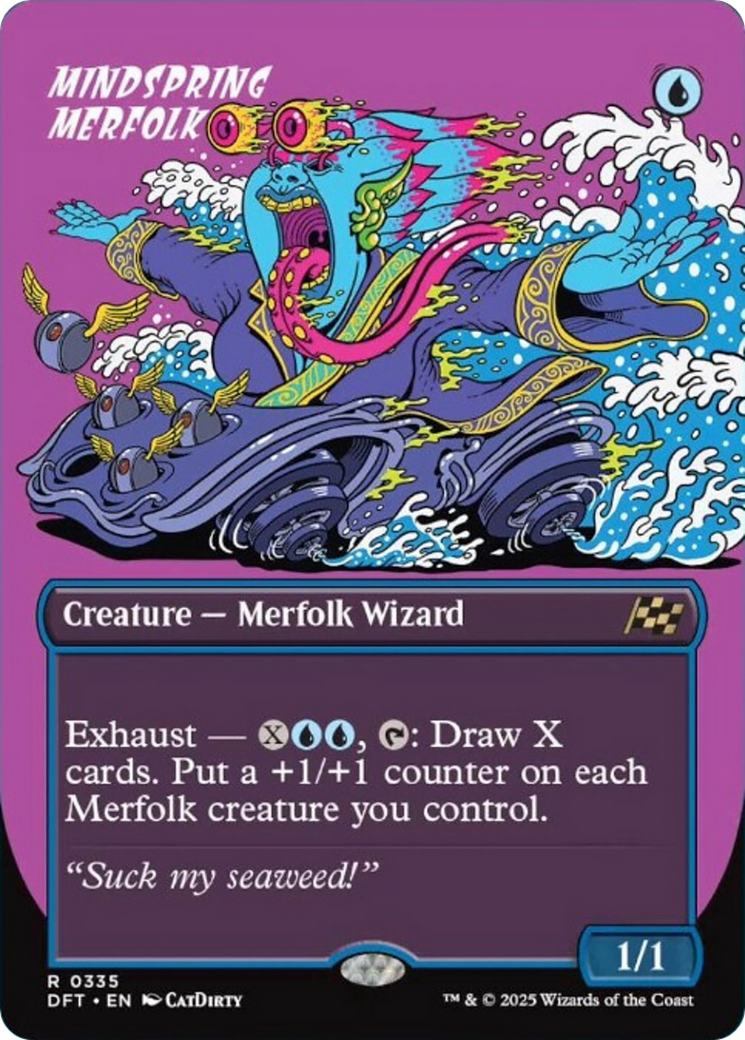 Mindspring Merfolk (Borderless) [Aetherdrift] | L.A. Mood Comics and Games