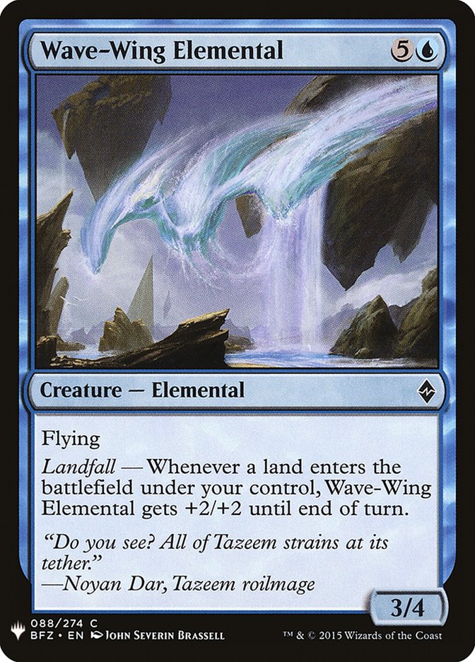 Wave-Wing Elemental [Mystery Booster] | L.A. Mood Comics and Games