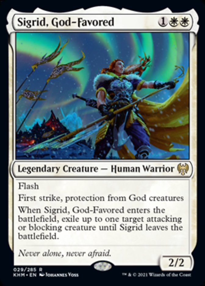Sigrid, God-Favored [Kaldheim] | L.A. Mood Comics and Games