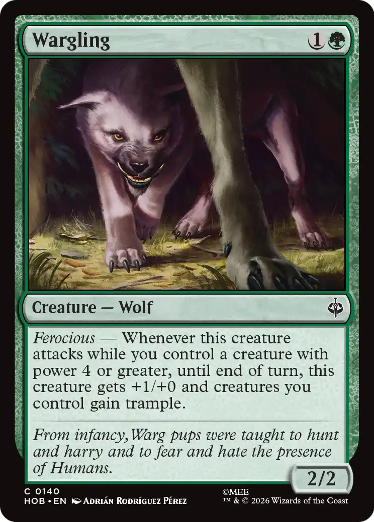 Wargling [The Hobbit] | L.A. Mood Comics and Games