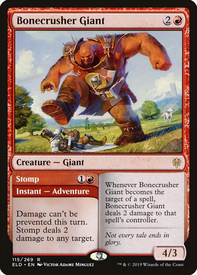 Bonecrusher Giant // Stomp [Throne of Eldraine] | L.A. Mood Comics and Games
