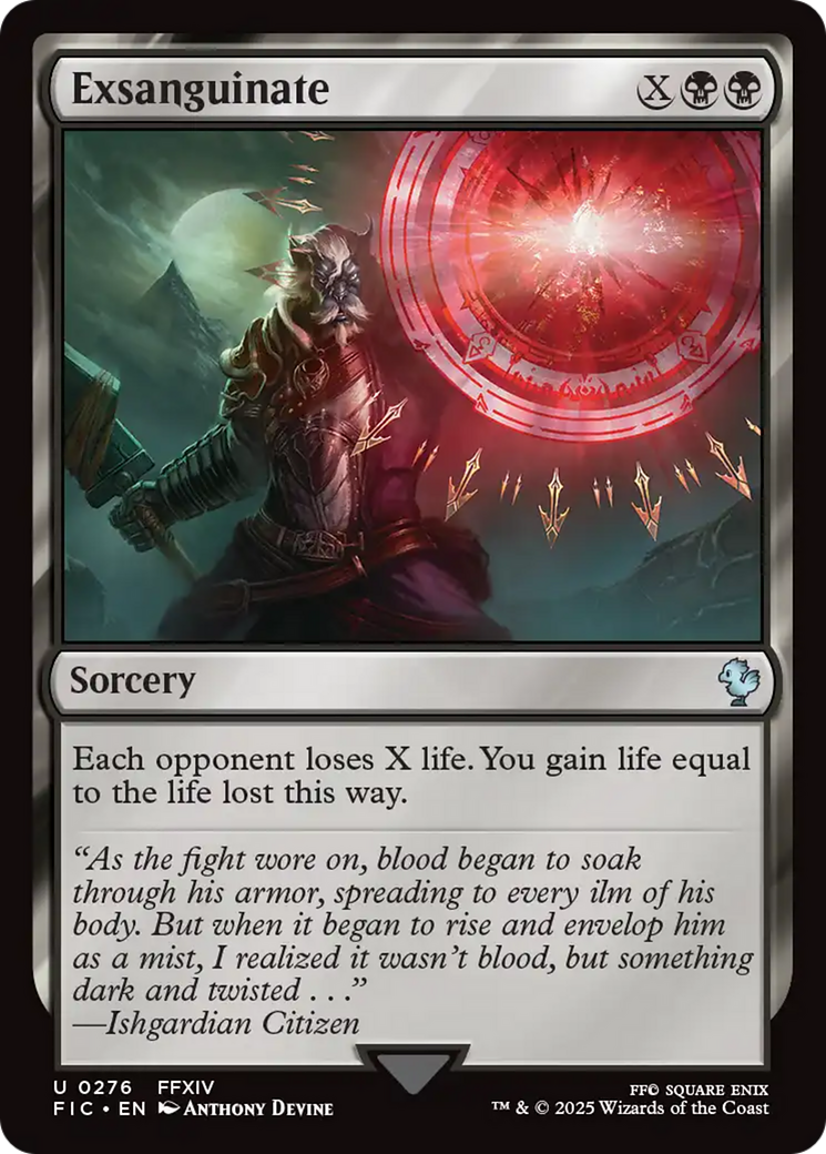 Exsanguinate [FINAL FANTASY Commander] | L.A. Mood Comics and Games