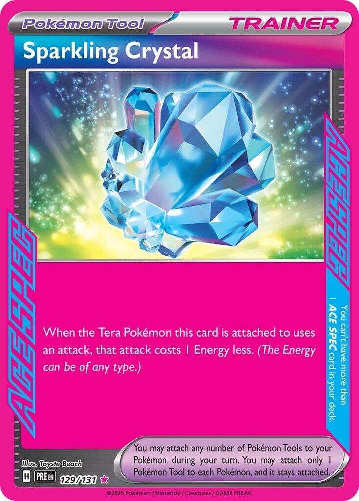 Sparkling Crystal (129/131) [Scarlet & Violet: Prismatic Evolutions] | L.A. Mood Comics and Games