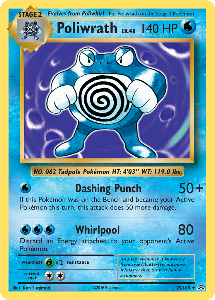 Poliwrath (25/108) [XY: Evolutions] | L.A. Mood Comics and Games