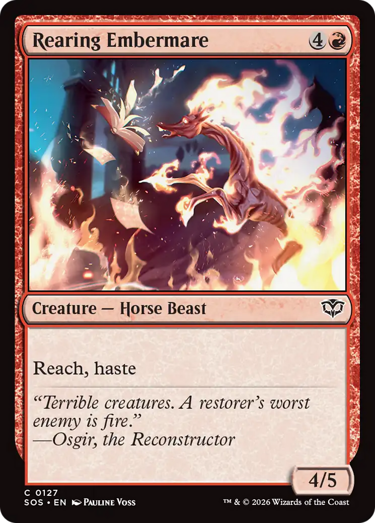 Rearing Embermare [Secrets of Strixhaven] | L.A. Mood Comics and Games