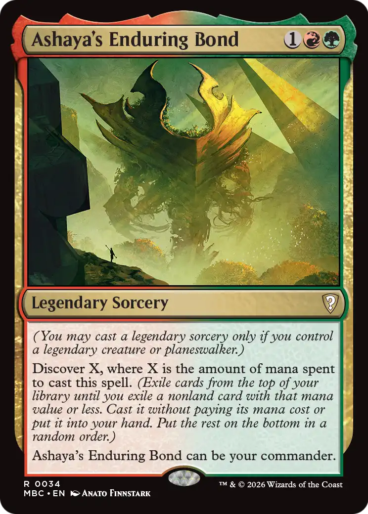 Ashaya's Enduring Bond [Mystery Booster: Commander Edition] | L.A. Mood Comics and Games