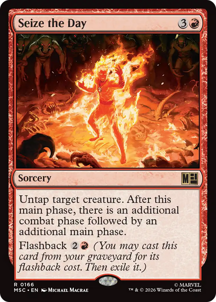 Seize the Day (Surge Foil) [Marvel Super Heroes Commander] | L.A. Mood Comics and Games