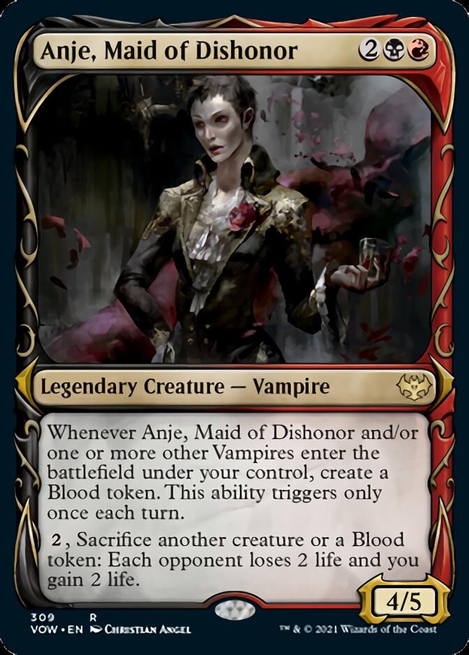 Anje, Maid of Dishonor (Showcase Fang Frame) [Innistrad: Crimson Vow] | L.A. Mood Comics and Games